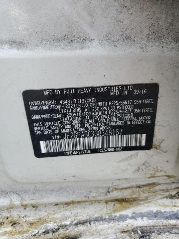 2016 SUBARU CROSSTREK JF2GPABC3G8348167