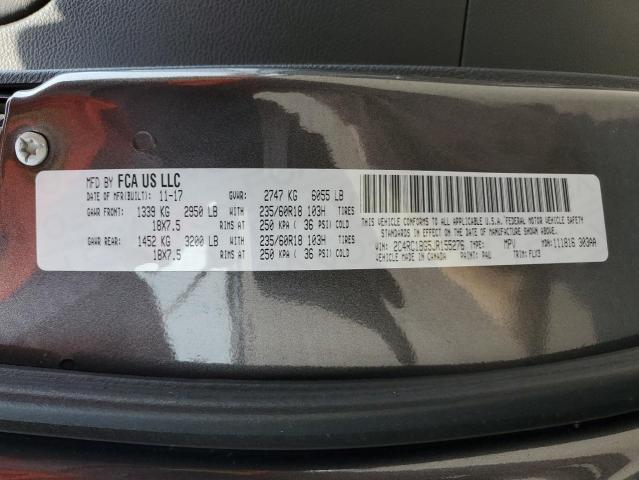 2018 CHRYSLER PACIFICA T - 2C4RC1BG5JR155276