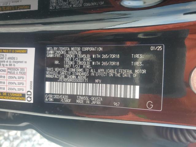 2025 TOYOTA 4RUNNER LI JTEVB5BR0S5000171
