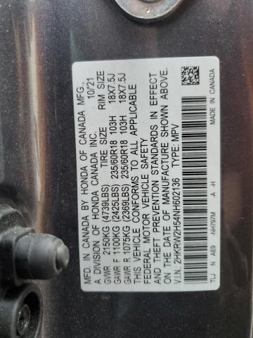 2022 HONDA CR-V EX 2HKRW2H54NH602136