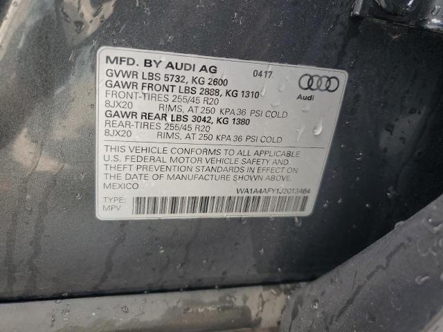 2018 AUDI SQ5 PREMIU WA1A4AFY1J2013464
