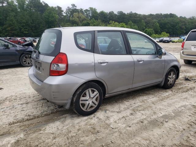HONDA FIT 2007 silver  gas JHMGD38457S004070 photo #4