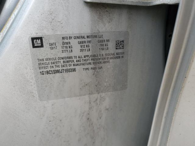 2018 CHEVROLET CRUZE LS - 1G1BC5SM6J7160396