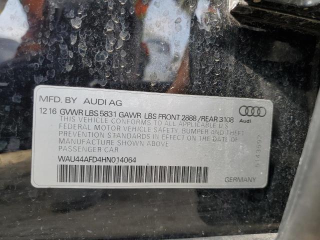 2017 AUDI A8 L QUATT WAU44AFD4HN014064