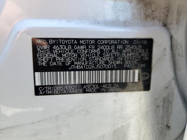 2018 LEXUS IS 300 - JTHBA1D26J5070015