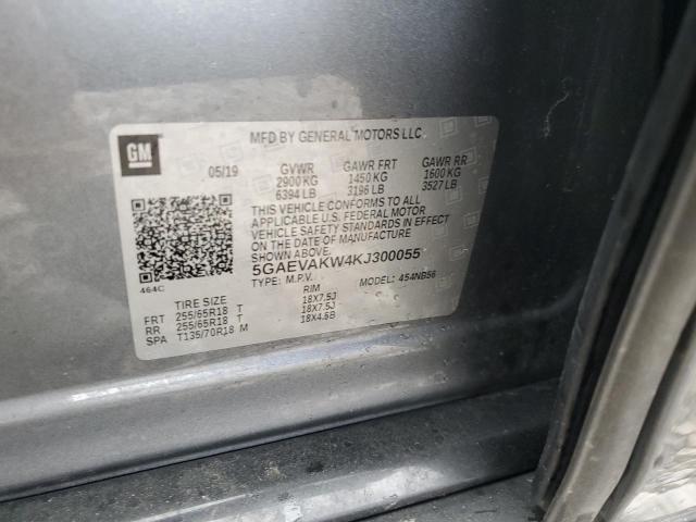 2019 BUICK ENCLAVE ES 5GAEVAKW4KJ300055