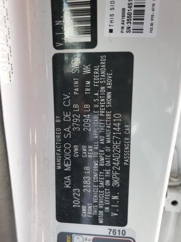 2024 KIA FORTE LX 3KPF24AD2RE714410