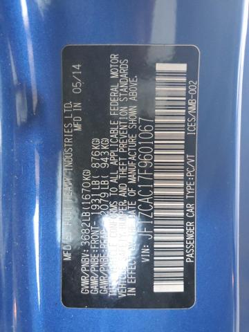 2015 SUBARU BRZ 2.0 LI JF1ZCAC17F9601067