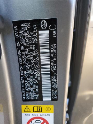 2019 LEXUS ES 300H - JTHB21B12K2004099