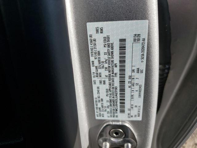 2020 FORD ESCAPE SEL - 1FMCU0H63LUA23193
