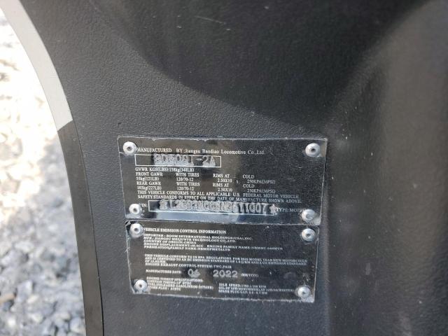 2022 OTHER MOTORCYCLE MOPED - L2BB2NCC5NB611007