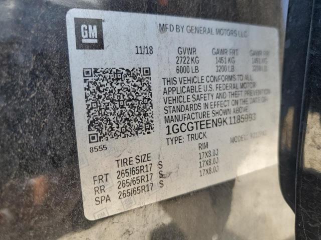 2019 CHEVROLET .CK2500 1GCGTEEN9K1185993