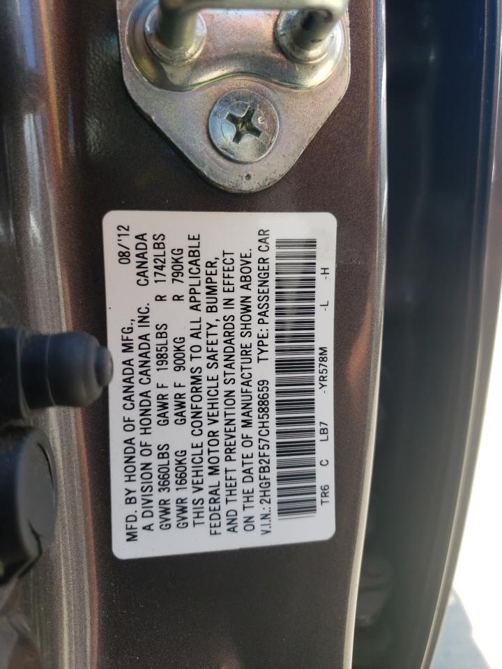 Honda Civic lx 2012