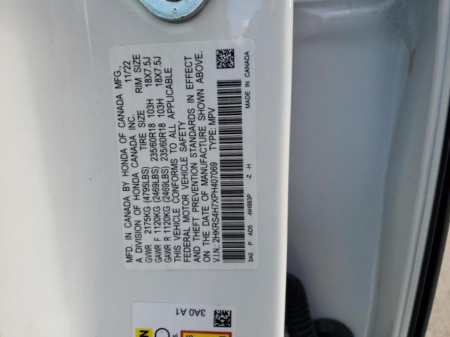 2023 HONDA CR-V EXL 2HKRS4H7XPH407069