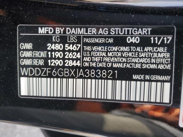 2018 MERCEDES-BENZ E 400 4MAT WDDZF6GBXJA383821
