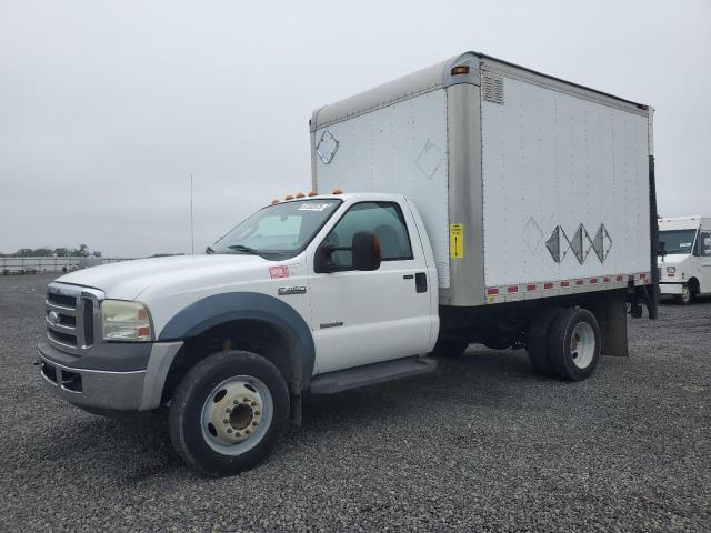 FORD F450 SUPER 2007 white chassis diesel 1FDXF46P87EA65678 photo #1