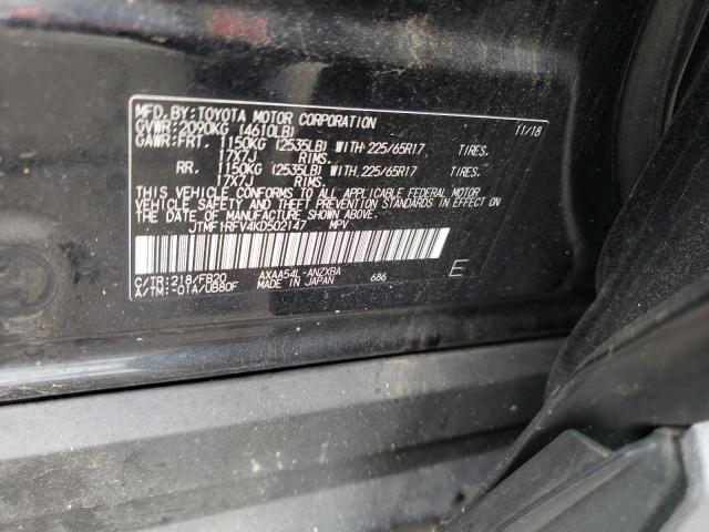 2019 TOYOTA RAV4 LE - JTMF1RFV4KD502147