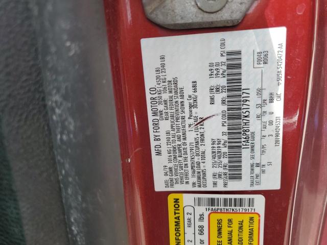 2019 FORD MUSTANG - 1FA6P8TH7K5179171