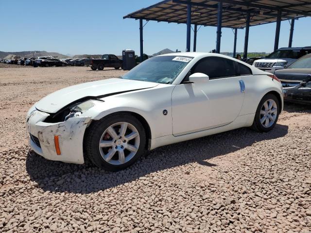 NISSAN 350Z COUPE 2005 white  gas JN1AZ34D75M604446 photo #1