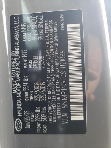 2025 HYUNDAI SANTA FE S - 5NMP14GL0SH121035