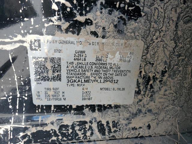 2020 GMC TERRAIN SL 3GKALMEV0LL296012