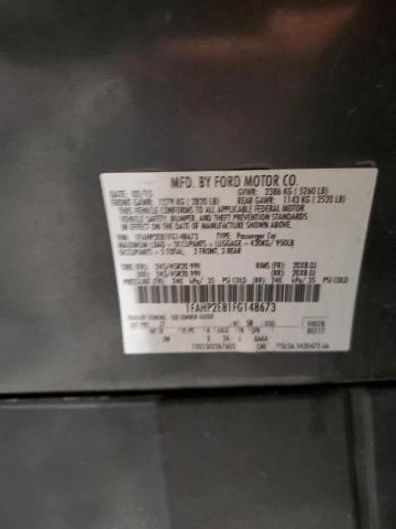 2015 FORD TAURUS SEL 1FAHP2E81FG148673