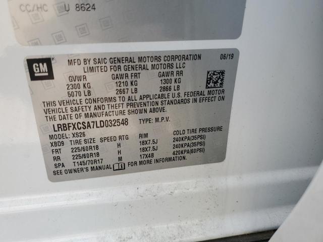 2020 BUICK ENVISION E - LRBFXCSA7LD032548