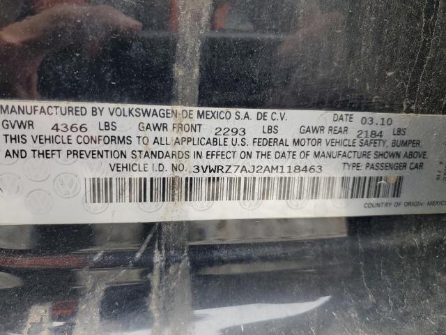 2010 VOLKSWAGEN JETTA SE - 3VWRZ7AJ2AM118463