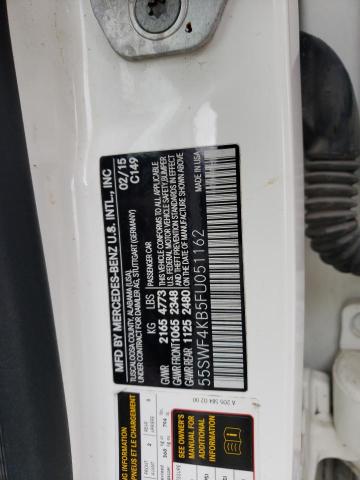 2015 MERCEDES-BENZ C 300 4MAT 55SWF4KB5FU051162