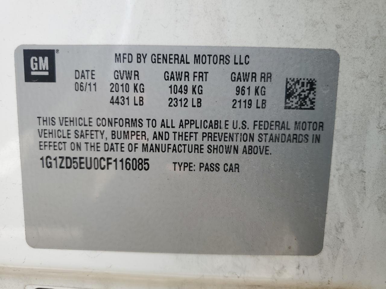 CHEVROLET MALIBU 2LT