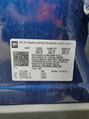 2022 GMC TERRAIN SLE 3GKALTEV6NL265151