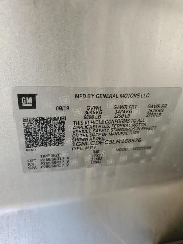 2020 CHEVROLET TAHOE POLI 1GNLCDEC5LR168576