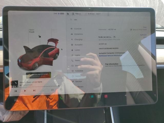 2019 TESLA MODEL 3 5YJ3E1EA4KF402100