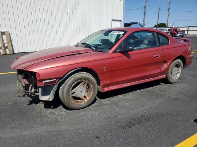 FORD MUSTANG 1998 burgundy coupe gas 1FAFP4041WF260094 photo #1