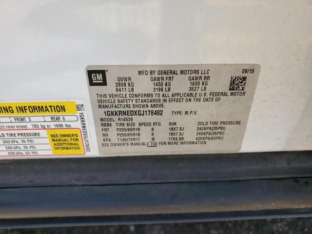 2016 GMC ACADIA SLE 1GKKRNEDXGJ178482