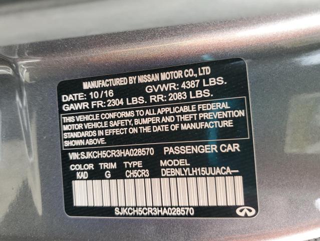 2017 INFINITI QX30 SJKCH5CR3HA028570