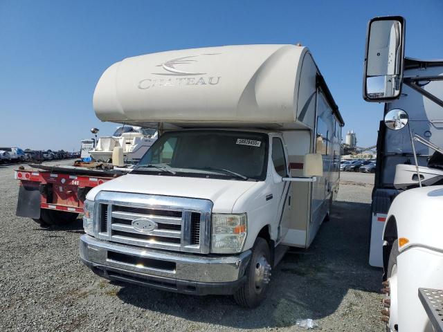 FORD ECONOLINE 2017 white cutaway gas 1FDXE4FS2HDC24564 photo #3