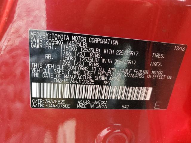 2017 TOYOTA RAV4 LE - JTMZFREV4HJ120825