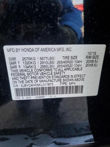 2019 ACURA MDX A-SPEC - 5J8YD4H05KL011873