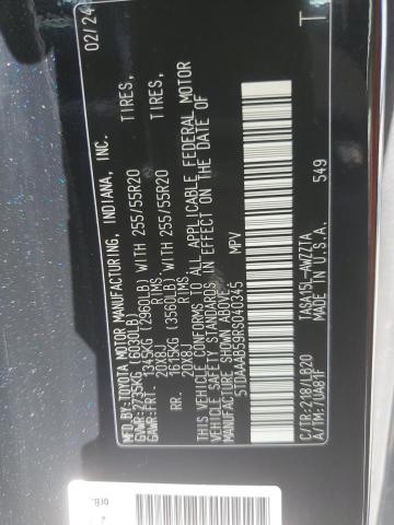 2024 TOYOTA GRAND HIGH - 5TDAAAB59RS040345