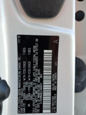 2020 LEXUS RX 350 2T2HZMAA0LC160831
