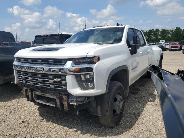 CHEVROLET SILVERADO 2022 white  diesel 1GC4YTEY6NF136342 photo #1