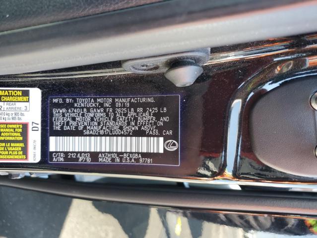 2020 LEXUS ES 300H - 58AD21B17LU004572