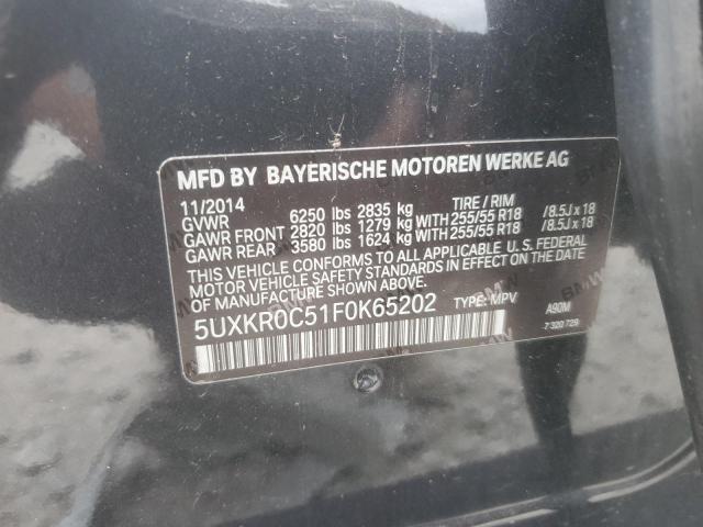 2015 BMW X5 XDRIVE3 - 5UXKR0C51F0K65202