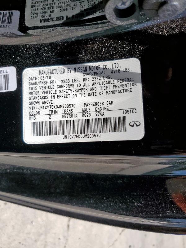 2018 INFINITI Q60 PURE JN1CV7EK0JM200570