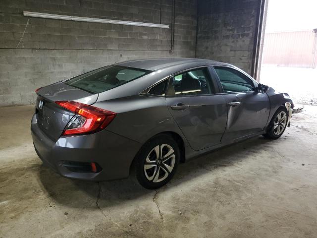 HONDA CIVIC LX 2018 gray  gas 19XFC2F59JE204823 photo #4