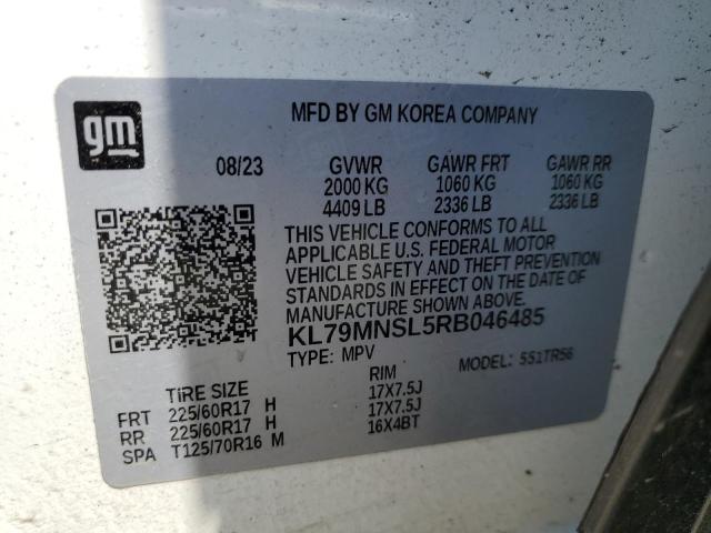 2024 CHEVROLET TRAILBLAZE KL79MNSL5RB046485