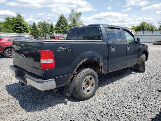 FORD F150 SUPER 2005 black  gas 1FTPW14555FA78481 photo #4
