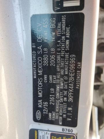 2017 KIA FORTE LX - 3KPFK4A78HE096969