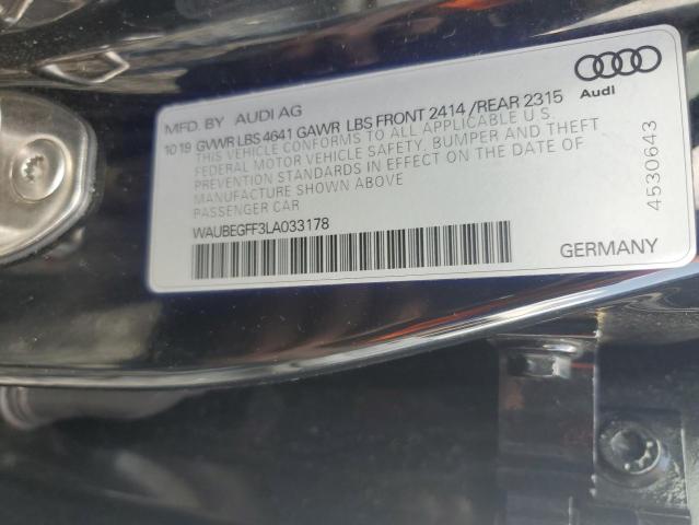 2020 AUDI A3 S-LINE - WAUBEGFF3LA033178